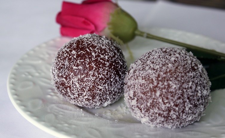 Coconut Gulab Jamun